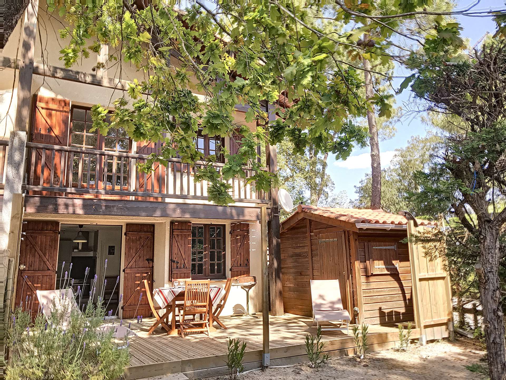 Messanges, maison mitoyenne entre plage et village