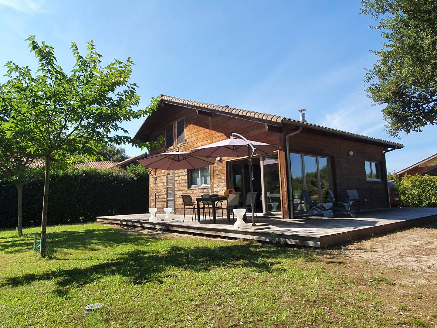 Maison bois au calme proche plage – Messanges