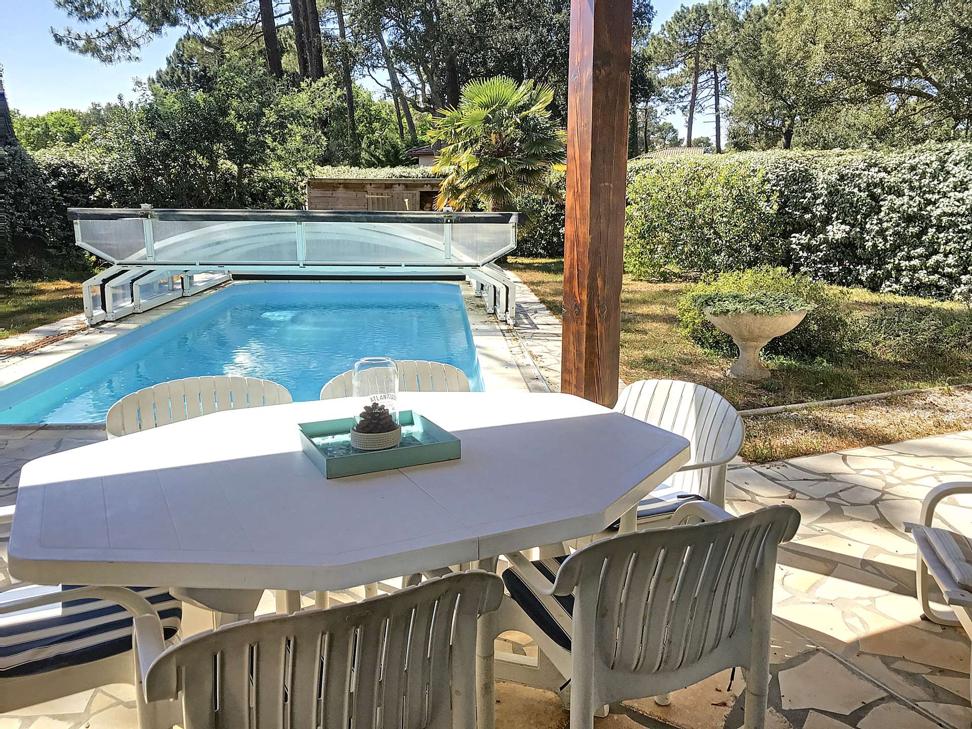 Villa avec piscine à Soustons Plage, 8 pers.