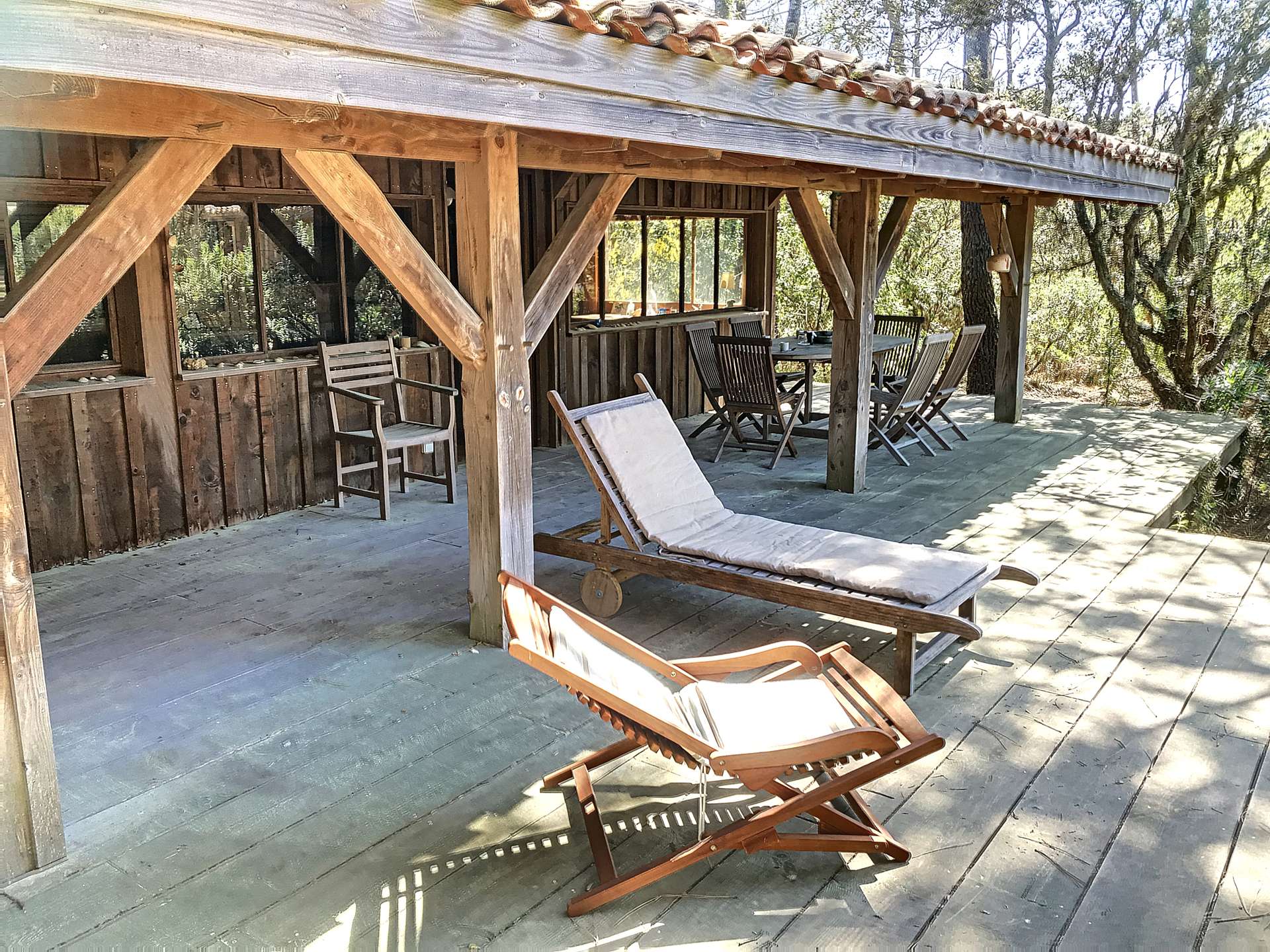 MOLIETS, maison en bois à 2 pas de la plage