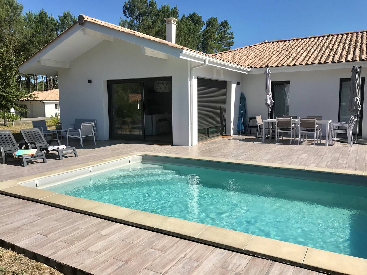 MOLIETS, VILLA AVEC PISCINE A 3.5 KM DE LA PLAGE
