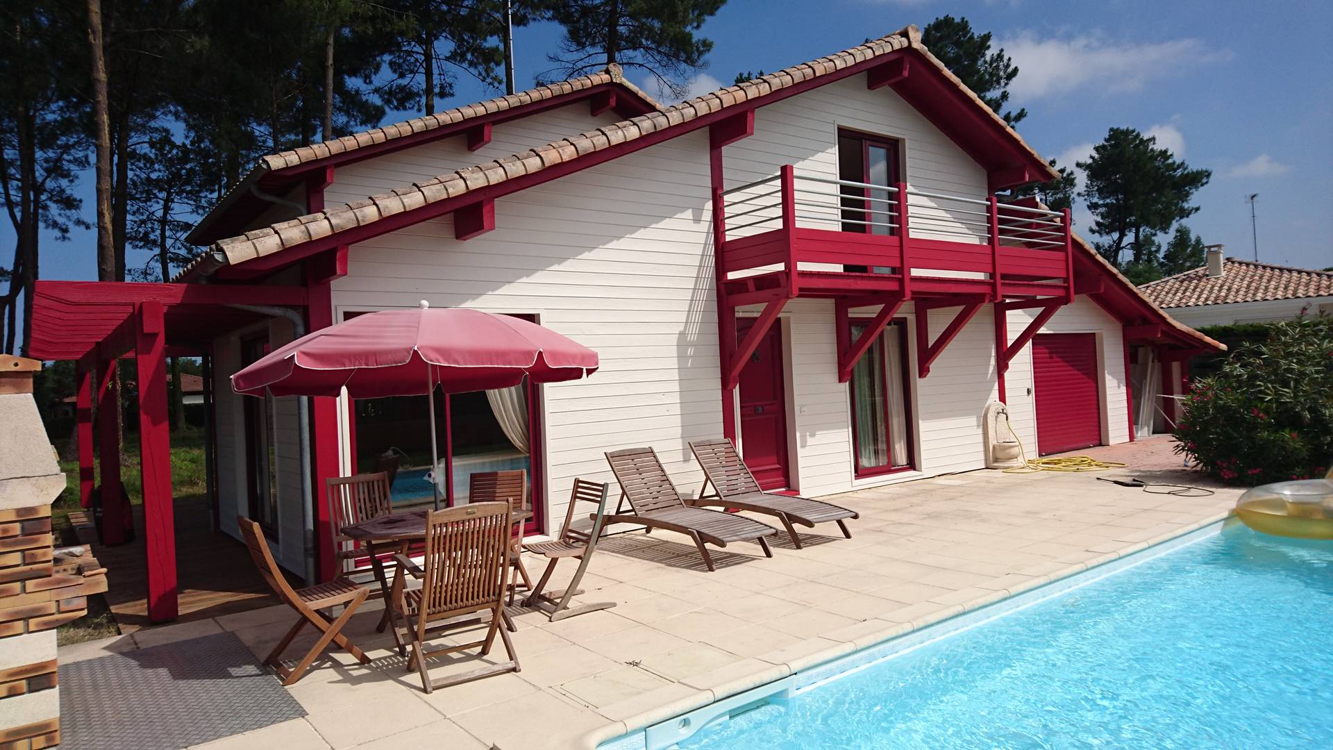 Belle villa T5 avec piscine à 5 min de la plage